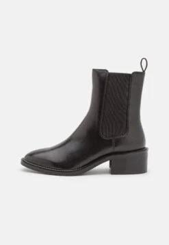 Pier One Leather- Botines - Black -Pier One 01286b2cc6a04e3ca3518e19cbe0feab