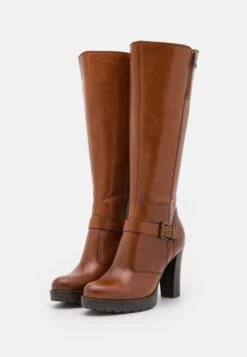 Pier One Leather- Botas De Tacón - Cognac 8 Pier One Leather- Botas De Tacón - Cognac -Pier One 1e904b13bbe04b61b591958331895eb3
