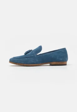 Pier One Leather - Mocasines - Blue