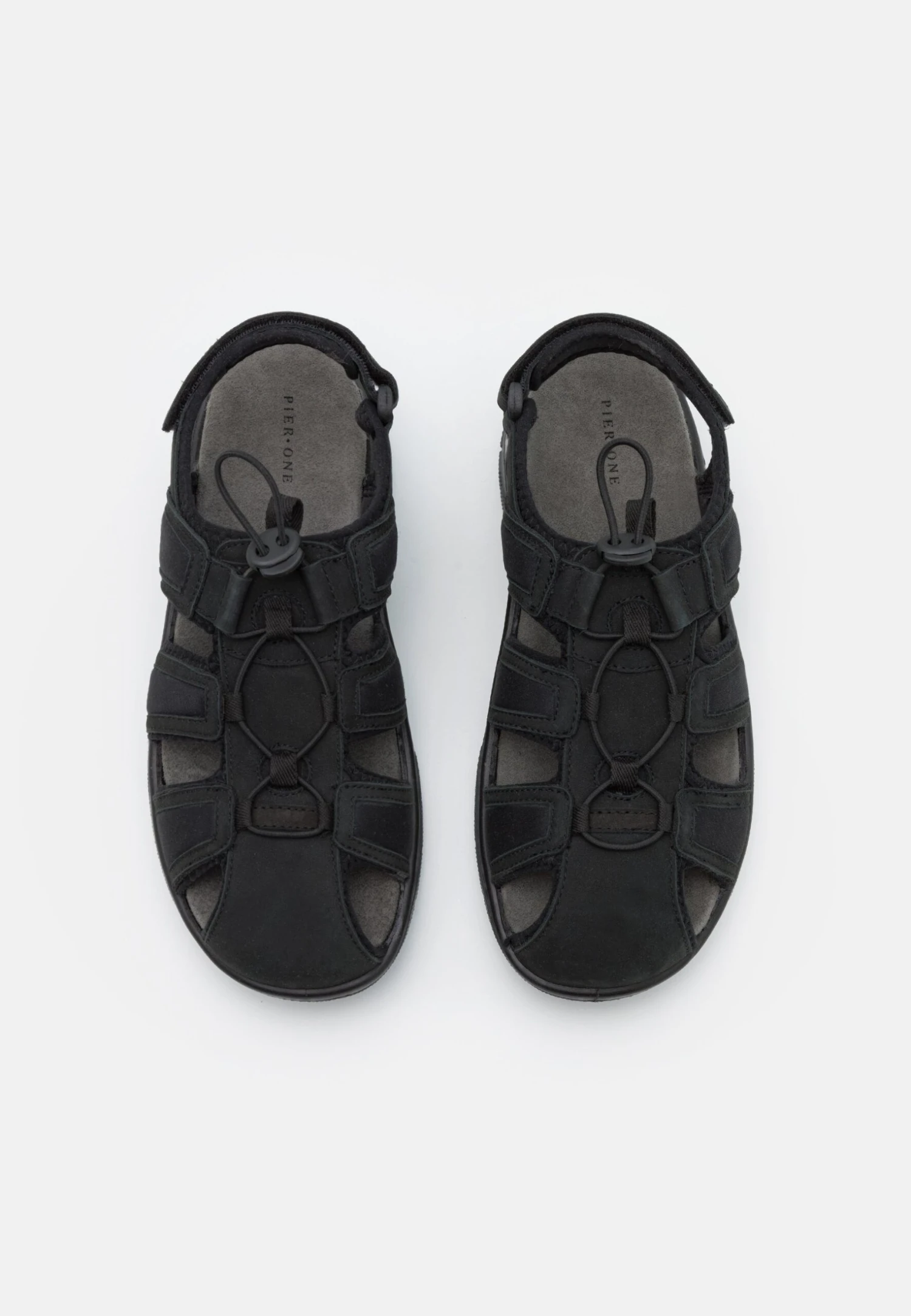 Pier One Leather - Sandalias De Senderismo - Black 4 Pier One Leather - Sandalias De Senderismo - Black - Imagen 4