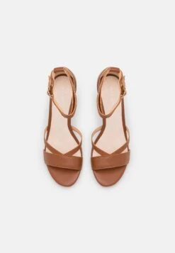Pier One Leather - Sandalias De Tacón - Cognac -Pier One 514b61e3e3b94b0981119aeccd726de4