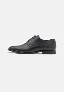 Pier One Leather - Zapatos Con Cordones - Black