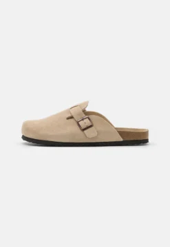 Pier One Leather Unisex - Pantuflas - Beige