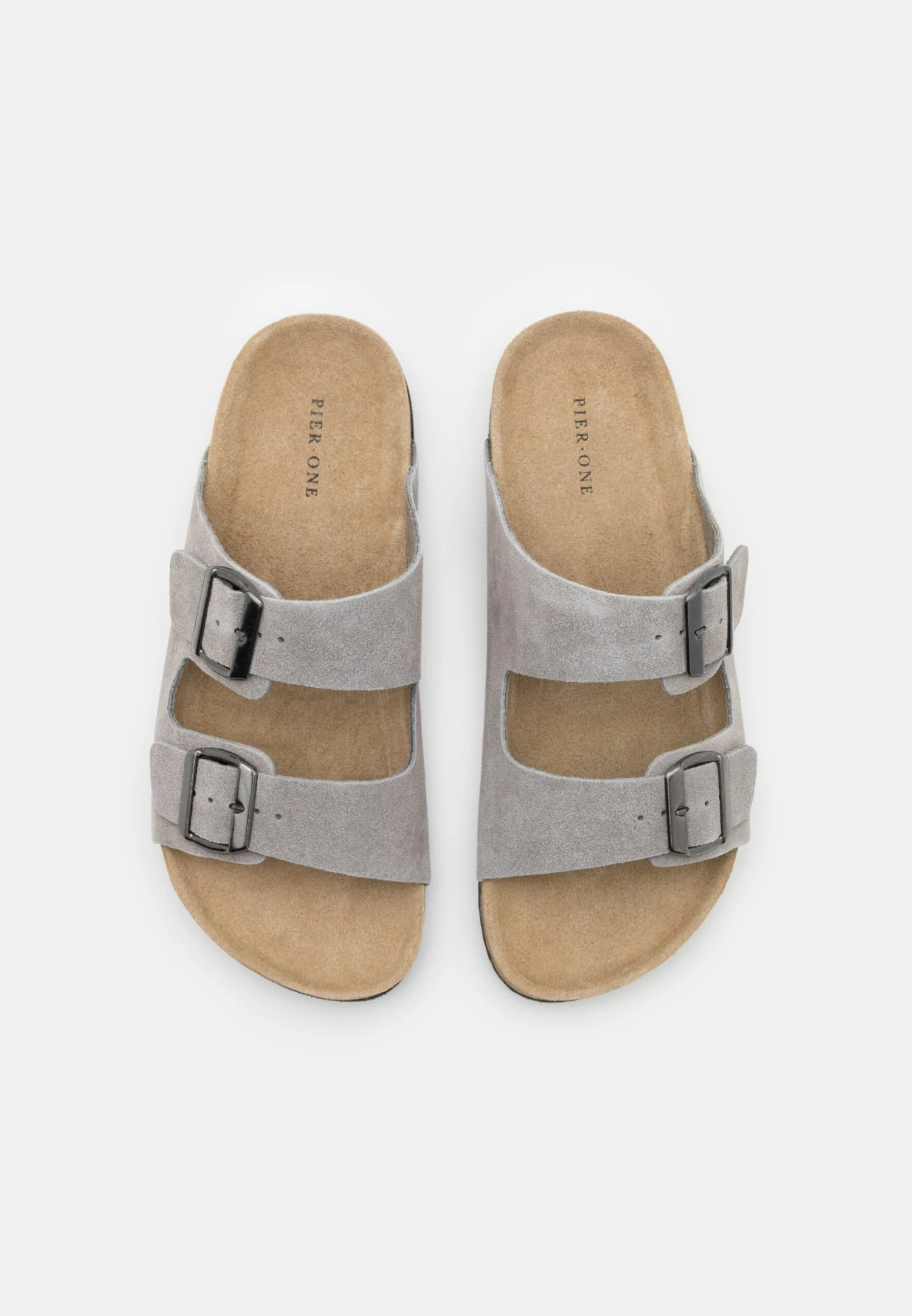 Pier One Leather Unisex - Pantuflas - Grey 4 Pier One Leather Unisex - Pantuflas - Grey - Imagen 4