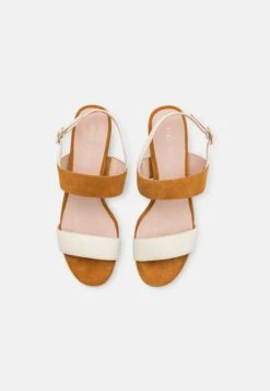 Pier One Leather- Sandalias - White/Cognac 11 Pier One Leather- Sandalias - White/Cognac -Pier One 7bf1f83e1cba4f3fa26b89379bf96b29