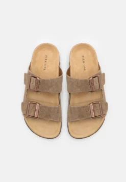 Pier One Leather Unisex - Pantuflas - Stone -Pier One 8a668f54d8c54cffbe49465b492ae069 scaled