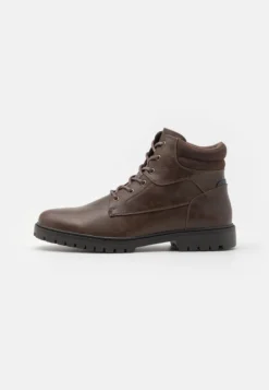 Pier One Unisex - Botines Con Cordones - Brown