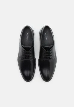 Pier One Leather - Zapatos Con Cordones - Black -Pier One a6fe37de46a34479b494b07367f9ecba