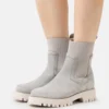 Pier One Leather - Botines Con Plataforma - Grey